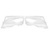 1 Pair Clear Headlight Lens Covers Car Left Right ABS Headlights Clear Lens Cover Shell for E46 2DR 1999 To 2003