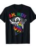 Gay Pride Jesus Rainbow Flag Christian Short-Sleeve T-Shirt