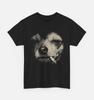 Lustiges Hund mit Zigarette Meme Grafik T-Shirt Unisex Baumwoll-T-Shirt