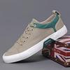 2024 Mens Casual Shoes Cloth Lace-up Flat Shoes  Male Sneakers Luxury Design Canvas Shoes for Men Zapatillas Hombre