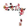 Christmas Door Frame Decor Festival Wall Decoration Door Santa Snowman Elk Wall Retro Door Frame Decoration Wooden Ornament