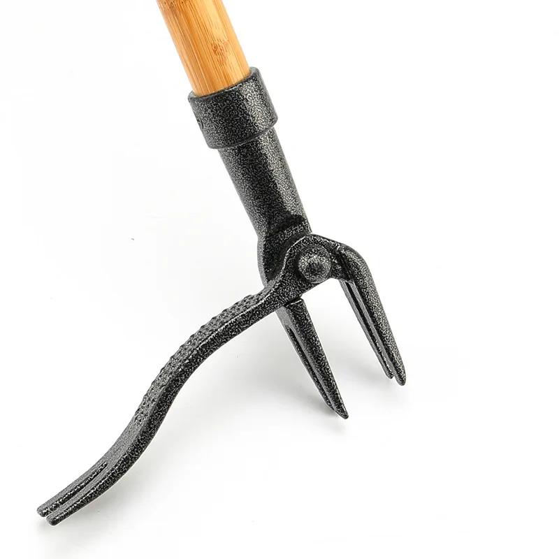 Weeding Hook Weed Puller Top Tools Stand Up Garden Weeder Claw Root Remover Foot Pedal Removable Garden Hoe Hand Tool for Home