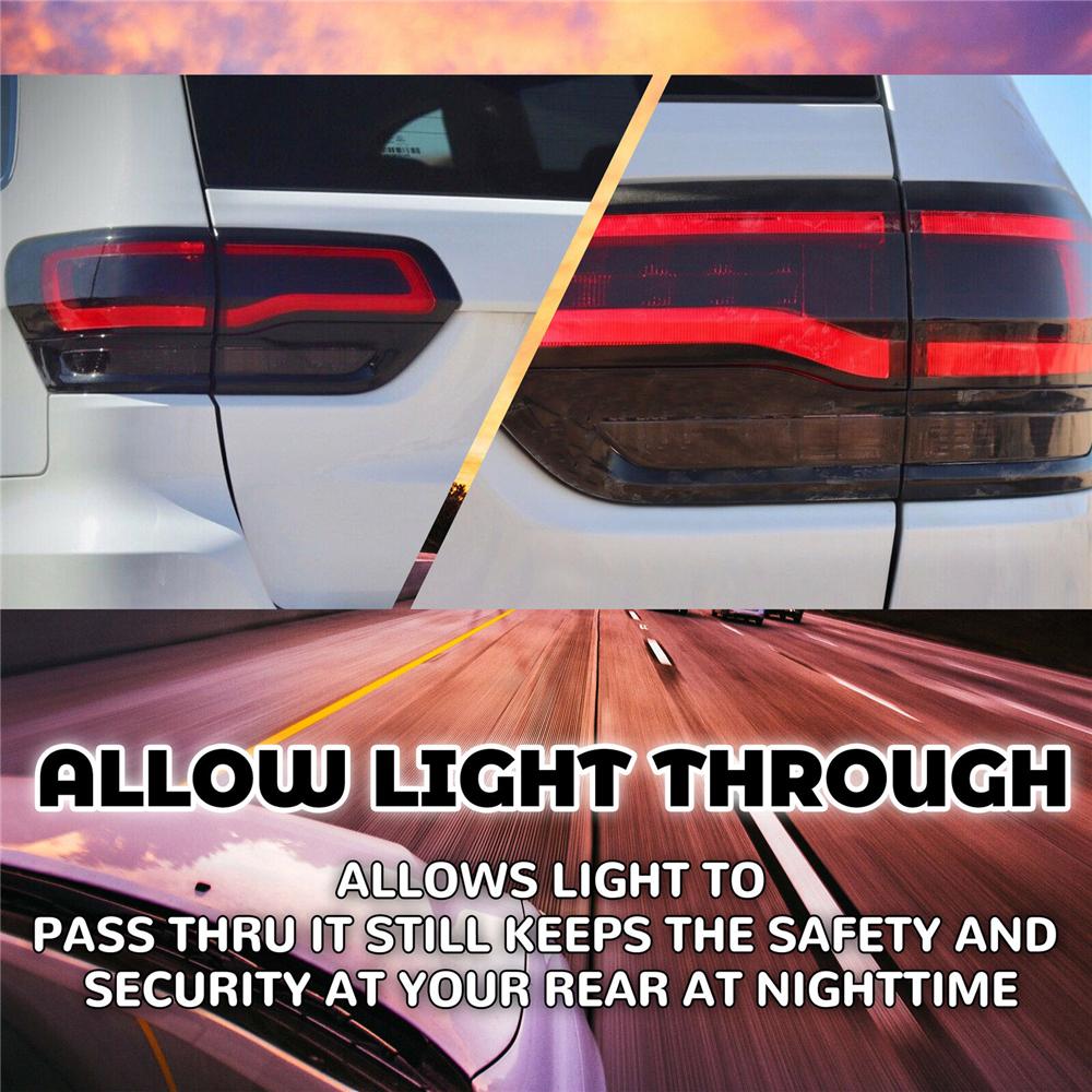 Cache de lampe de feu arrière noir brillant pour Jeep Grand Cherokee 2014-2021
