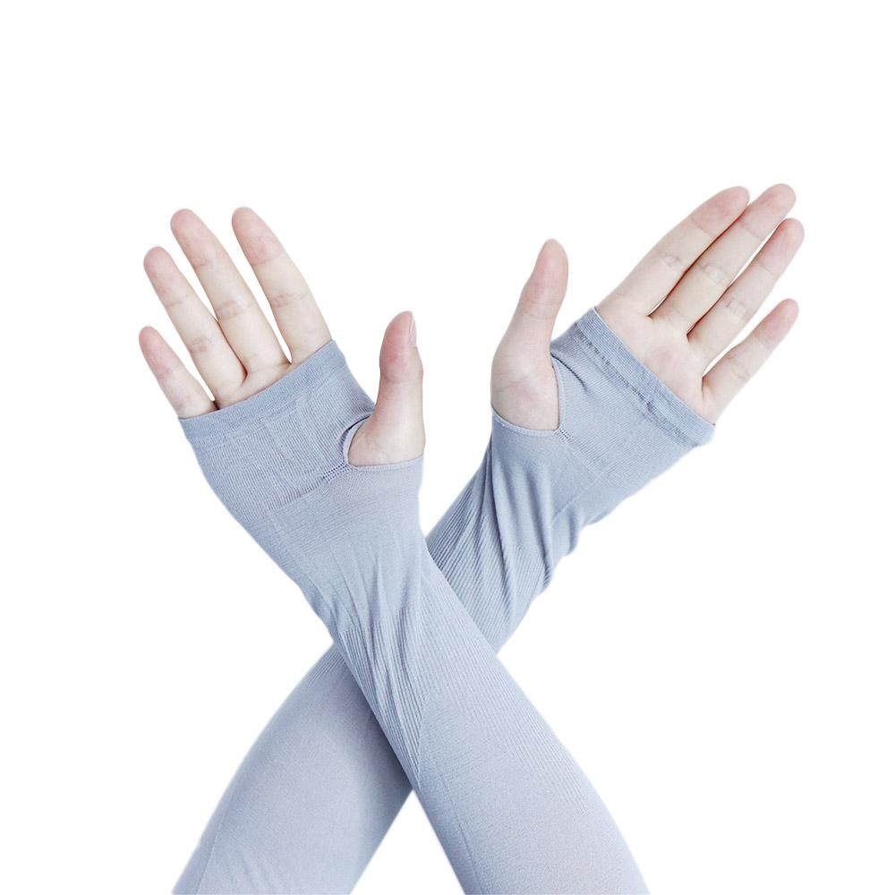 Women Sunscreen Sleeves Sun Protection Gloves Half Finger Sleeves Sun UV Protection Hand Cover