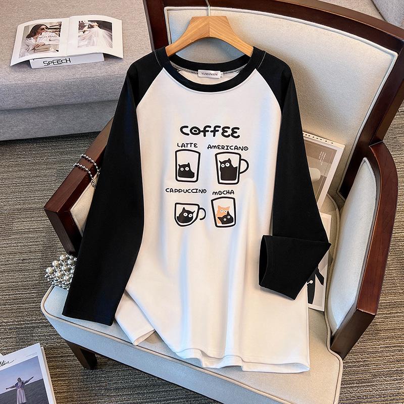Plus Size Loose-Fit Hoodie for Autumn - 200/350 Jin, Bust 150/160cm