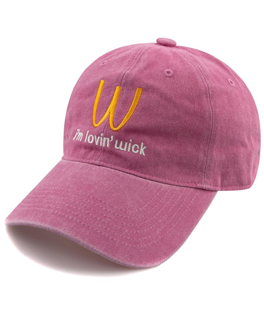Wig Im Lovin' Stonewashed Ball Cap - Pink