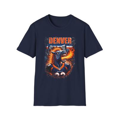 Denver Broncos Horror Mash Up T-Shirt - Spooky NFL Fan Gear