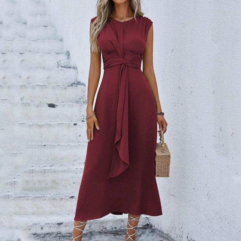 Sleeveless Plus Size Vintage New In Dresses for Women Casual Loose Long Summer Dress