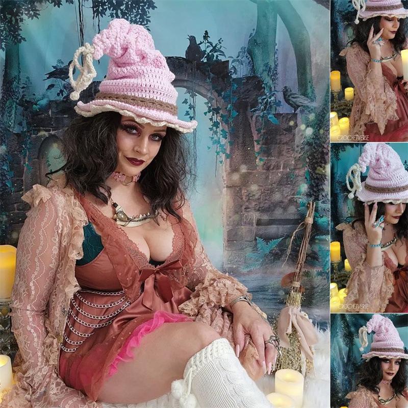 New Handmade Crocheted Cartoon Animation Style Personalized Fashionable Adult Hat