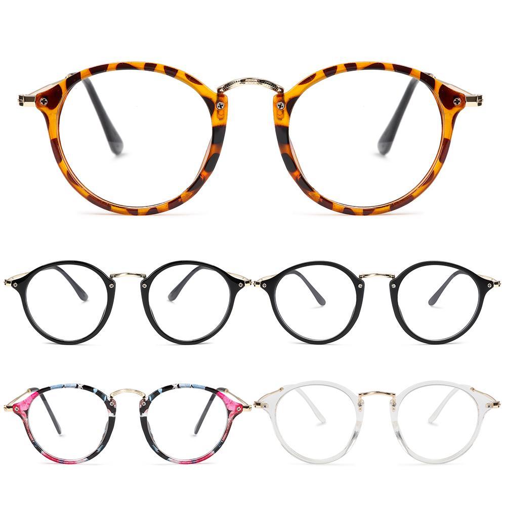 Fashion Radiation Protection Vintage Eyewear Glasses Frame Flat Mirror Glasses Eyeglasses