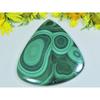 AA++ Natural Green Malachite Pear Cabochon Loose Gemstone 45X49X04MM 109Cts. D-45