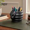 Gel Pen Holder 3D Printed Snake Shape Holder, Creative Desktop Organizer for Pencils Colored Pencil Pens Utility Knives, Dark Style Stationery Smooth