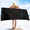 Starry Night Sky Beach Towel,Microfiber Super Absorbent Beach Towel, Soft and Comfortable Bathroom Towel Sand Free Beach Towel