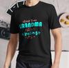 New Shirt First Time Grandma Let The Spoi Active Logo T-Shirt Funny Size S - 5XL