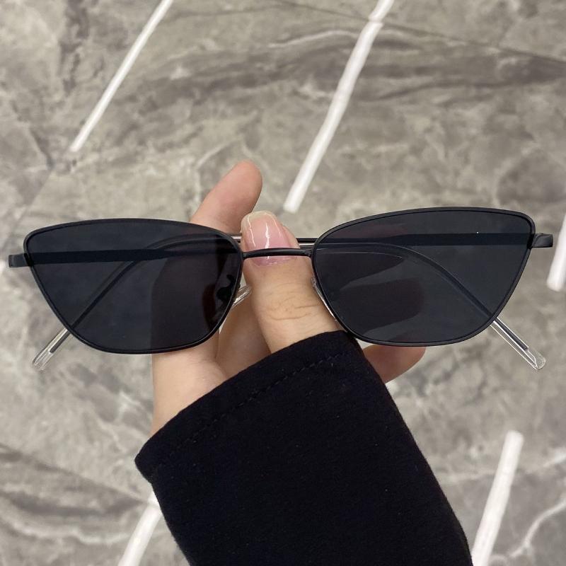 2026 New Fashionable Personalized HD Cat Eye Women's Sunglasses Outdoor Ultra Light Neutral High Quality Sunscreen Glasses