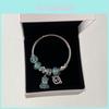 Bear Charm Bracelet With Electroplated Finish For Fashionable Women