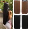 Ladies Hair Extension Long Straight Ponytail Synthetic Wig Ponytail Hair Extension With Heat-Resistant Fiber