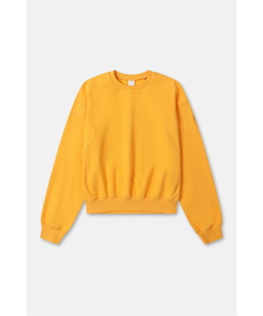 Koolongseupocheu [Atelier Line] Women'S Relaxed Fit Structured Sweatshirt 6Wtbs26542Yel
