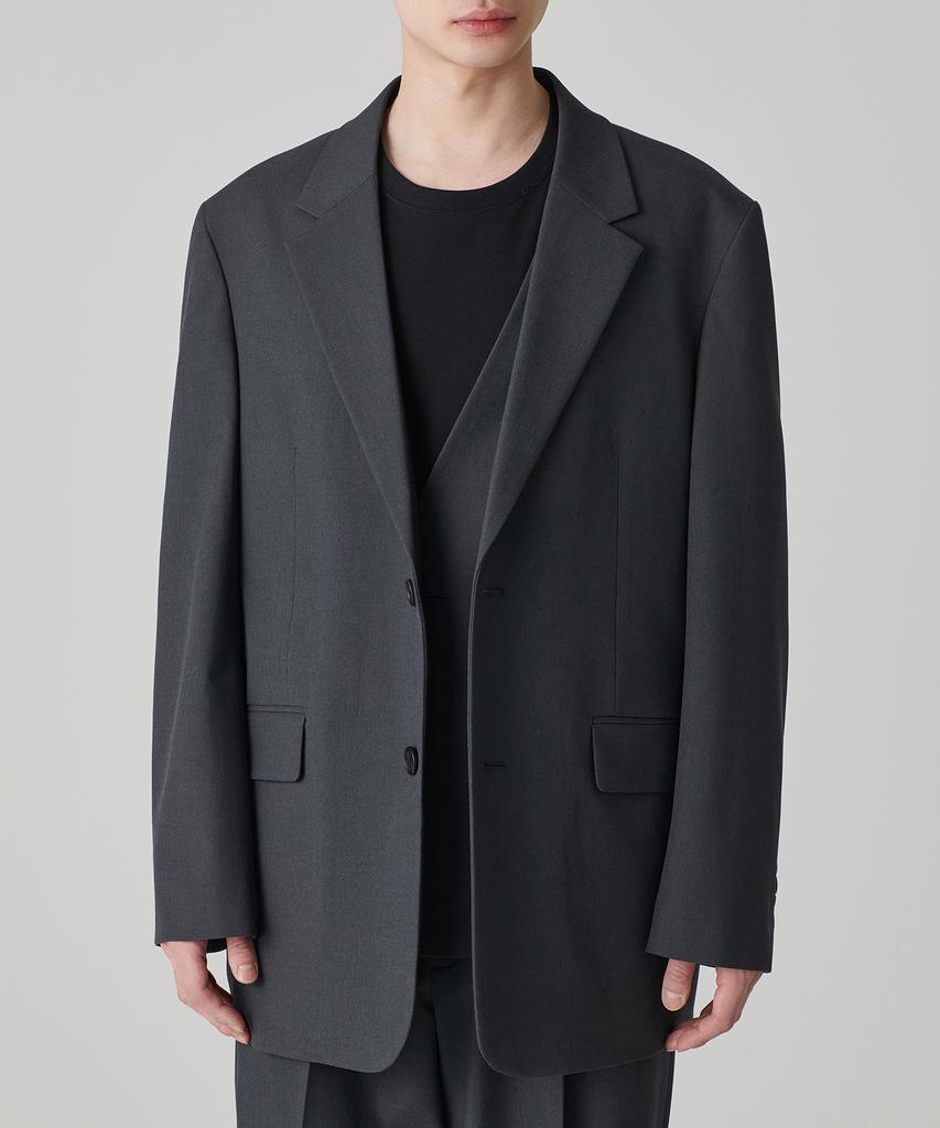 Musinsa Standard Oversized Layered Blazer [Grey]