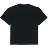 Camiseta Masculina Manga Curta Solta Esportiva Cor Sólida Série Adi Color Tops Pretos H09172