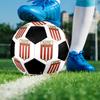 1PC  Rapid Size 5 Soccer Ball PrahaIndoor Soccer Ball Colorful All Ages Machine Stitched PVC Competition Ready Durable High-Bounce