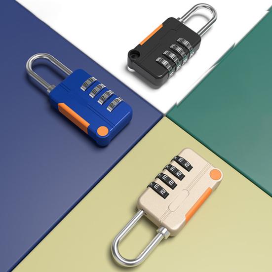 Password Lock Anti-theft Safe Mini Luggage Dial Digits Combination Padlock for Backpack