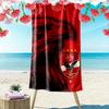 Al Ahly Print Beach Towel, Large Soft Quick Dry Towel for Beach Camping Swimming