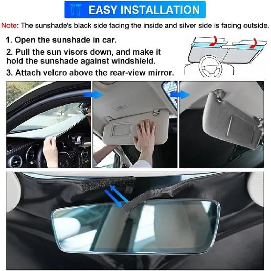 For BMW 6 Series F06 F12 F13 2011-2018 Car Windshield Sunshade Cover Front Window Sun Shade Visor UV Protection Accessories
