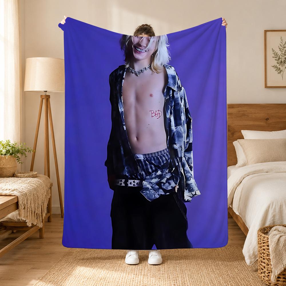 Nettspend Rapper Throw 240g flannel blanket, suitable for sofas, beds, offices,  exquisite gift blankets