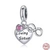 Fit Original  Bracelet Charms Jewelry New S925 Sterling Silver Sparkling Camera Bead Family Tree Balloon Puppy Cat Pendant