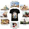 Easter Bunny Egg Print Casual T-Shirt For Adults And Kids Pure cotton T-shirt