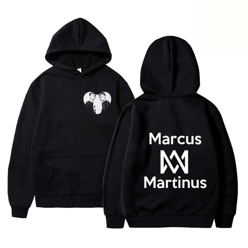 Sweat-shirts à capuche Marcus et Martinus Automne Hiver Homme Femme Mode Marque Oversize Design Couple