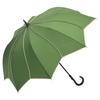 Large Flower Long Difficult To Get Piping [Chinoiserie Modern] Umbrella, Women's, Motif, Umbrella, Deep, Wet, (Green)