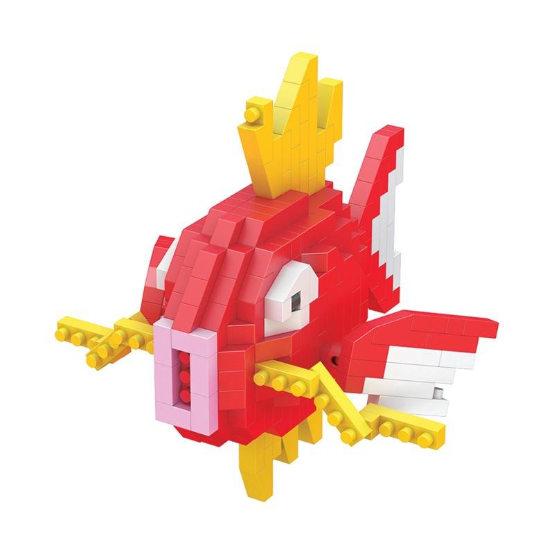 Pokemon Micro Building Blocks LBOYU Jigglypuff Gengar Mudkip Piplup Raichu Bulbasaur Pikachu Mini Brick Figures Toy For Kids