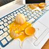 Tricky Prank Plaything Broken Egg Lifelike Relaxation Mobile Phone Holder Spoof Props Playful Party Decoration