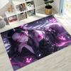 Anime Demon S-Slayer Kamado Nezuko Tanjirou Tecknad Matta för Sovrum Vardagsrum Soffa Hem Dörrmatta Dekor, Barn Halkfri Golvmatta