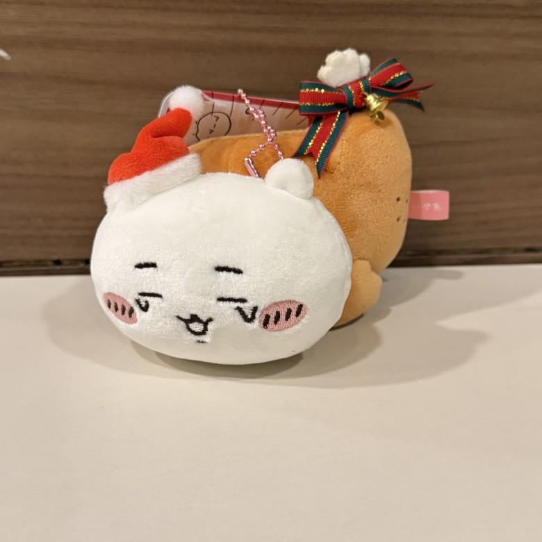 Christmas Chiikawa Hachiware Plush Turkey Keychain With Cartoon Design For Holiday Gift Decor