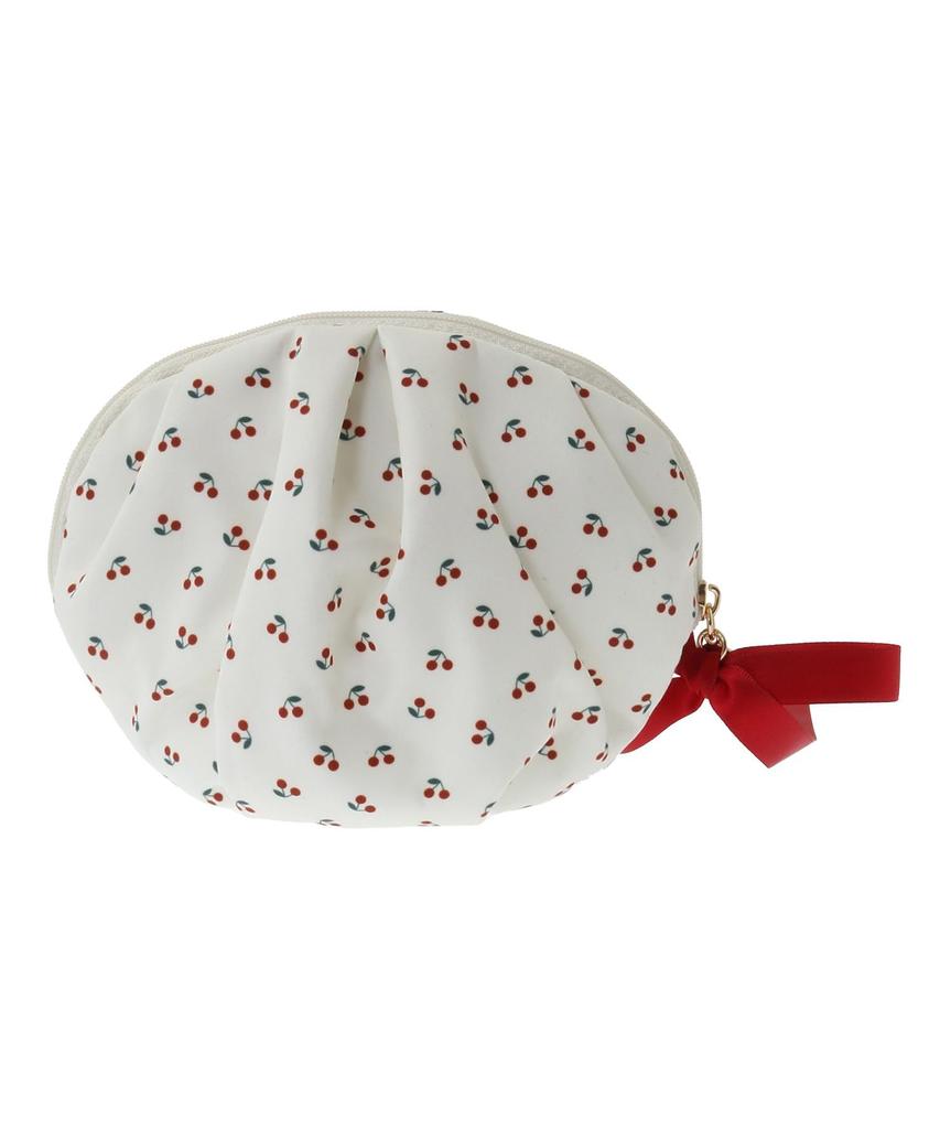 Maison de Fleur Kirschblüten-Print Tasche, Damen, Elfenbein