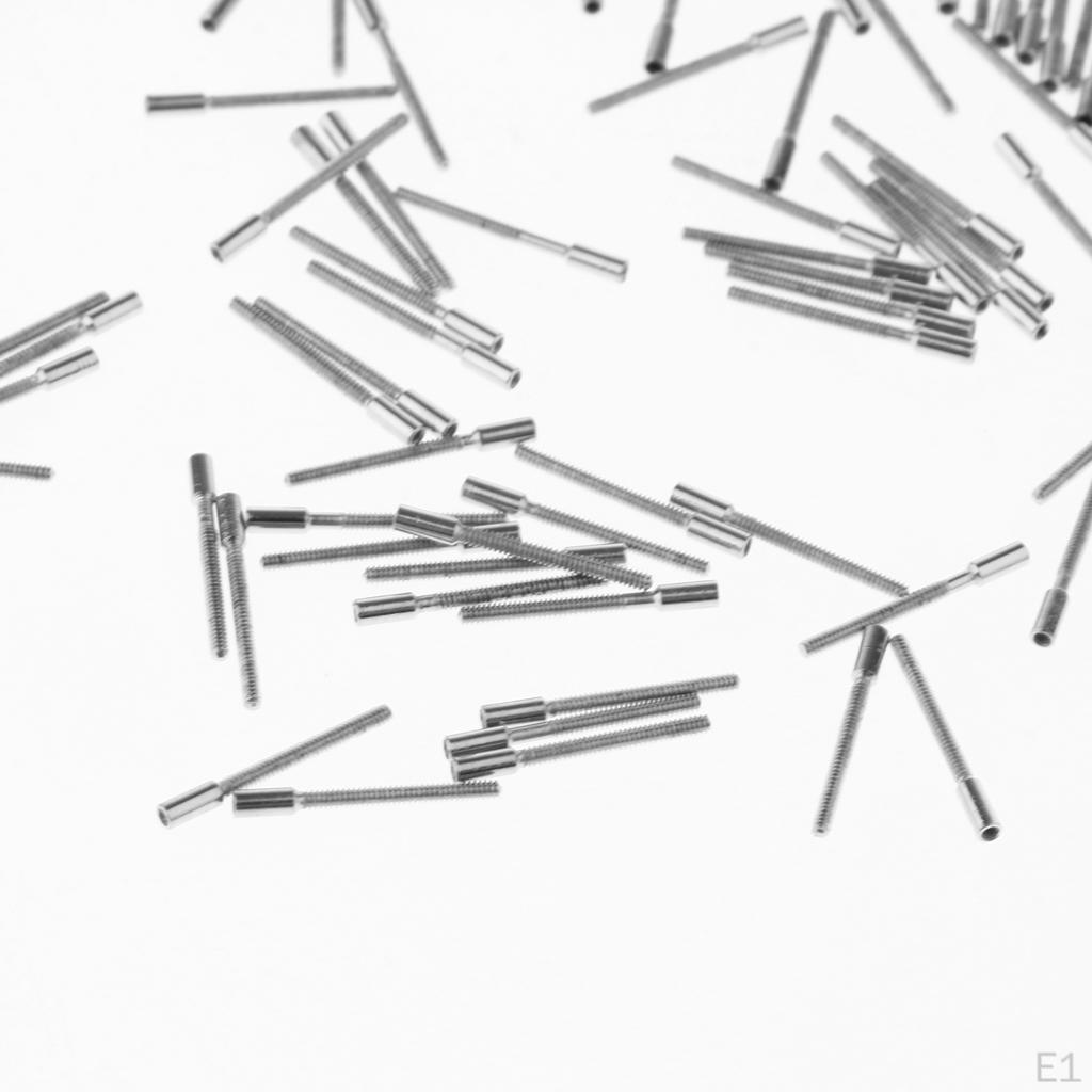 100 bitar Metal Stem Extensions Extenders Watch