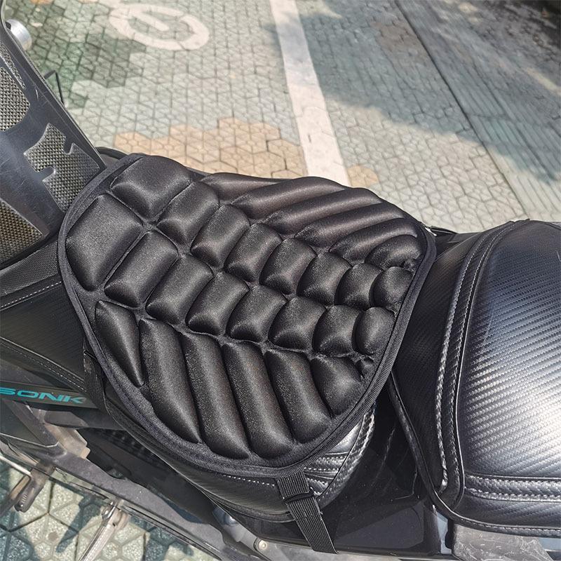 Motorrad-Sitzkissen im Harley-Stil mit Sonnenschutz und 3D-Stoßdämpfung
