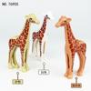 Three-Color Giraffe Animal Model Children'S Assembly Building Block Small Particle Toy Forest Plant Accessories