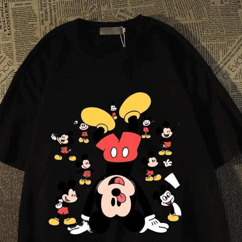 Retro Mouse and Friends Signature Unisexs Tshirt Pure Cotton Cartoon Character Casual