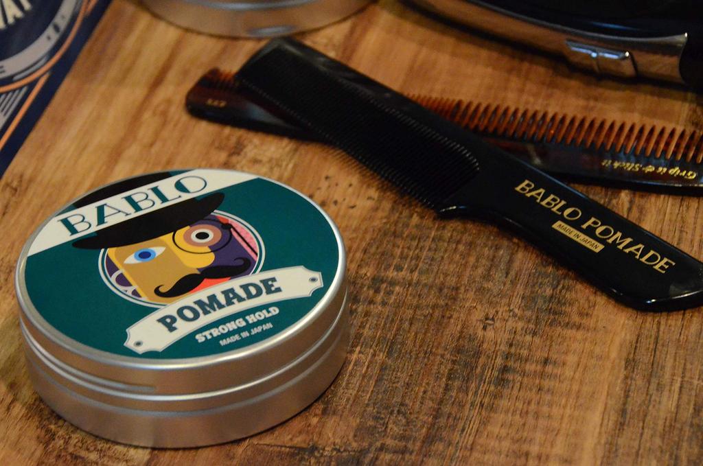 BABLO POMADE Original Comb for Pomade Made in Japan Men, Styling, Barber,