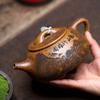 Chinesische Yixing Lila Ton Teekanne Große Kapazität Handgefertigt Teekanne Handgeschnitzt Landschaftskessel Haushalts Zisha Teegeschirr 500ml