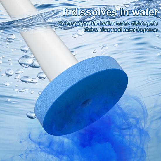 Toilet Brush with Universal Compatibility Disposal Replacement Heads Powerful Cleaning Performance Toilet Brush