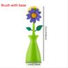 1 set - Kitchen brush, oil free, long handle pot brush, pot wash, bowl brush, creative cleaner