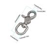Zinc Zinc Zinc Alloy Material Snap Hooks 316 Stainless Steel Spring Buckle Diving Clip  Leash Applications