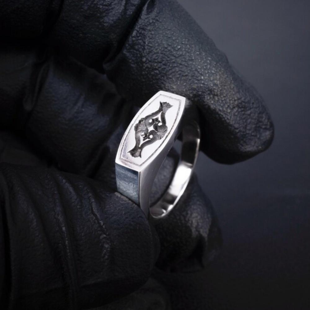 Josilver Sprout Stamp Ring (Type B)