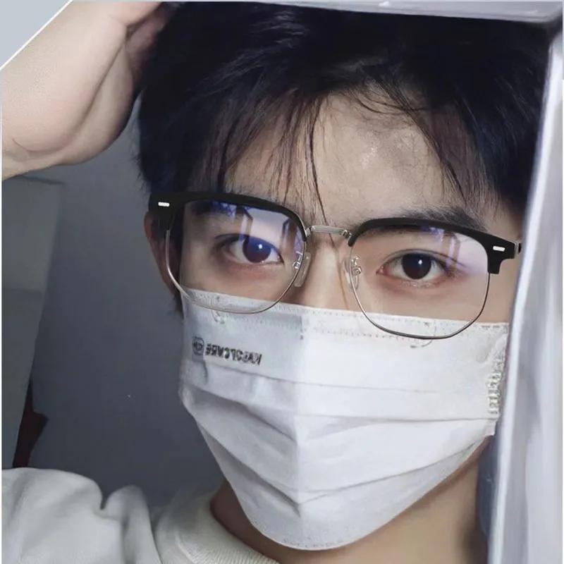 3PCS Gentlemen Retro Anti Blue Light Computer Stylish Lightweight Elegant Comfortable Glasses Reading And Gaming Glasses
