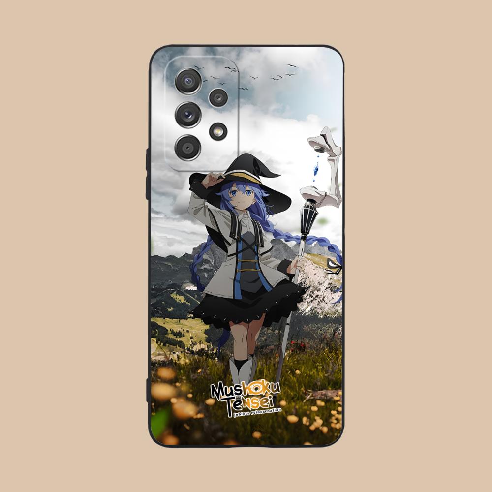 Mushoku Tensei Roxy Mobile Phone Case for Samsung Galaxy M55 54 42 35 34 33 32 23 22 15 14 13 12 F55 5G Colorful Cover Luxury